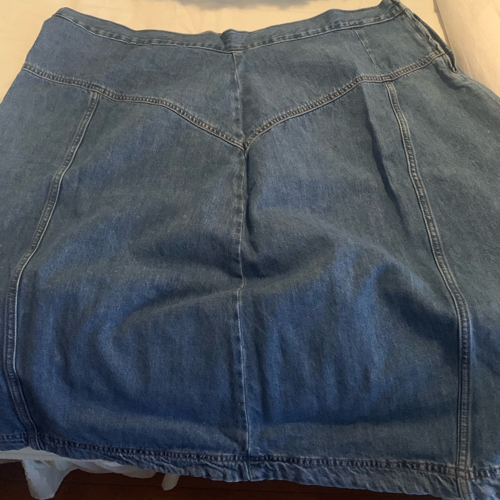 Old Navy A-Line Denim Skirt - Classic Blue